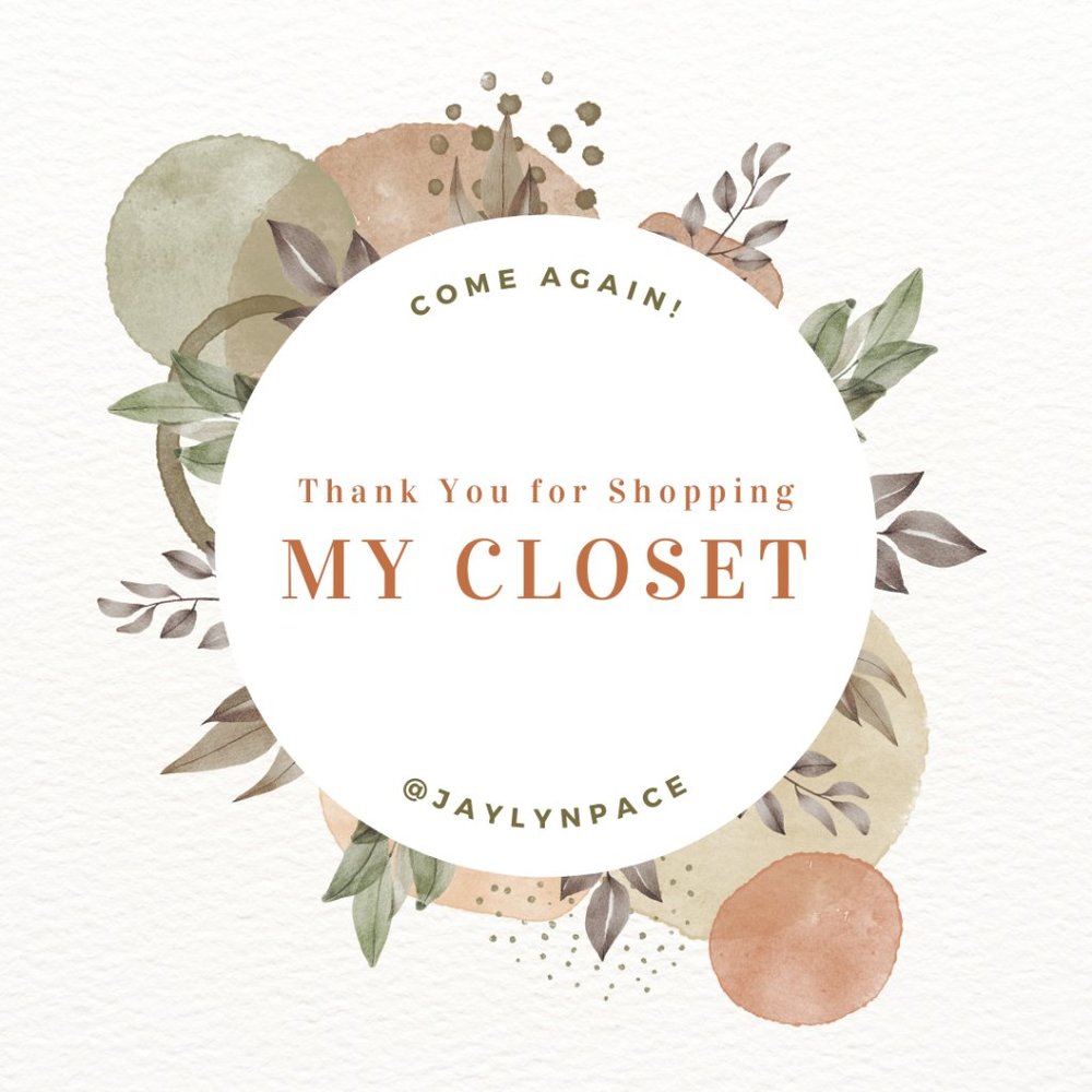 Thanks for Shopping My Closet!